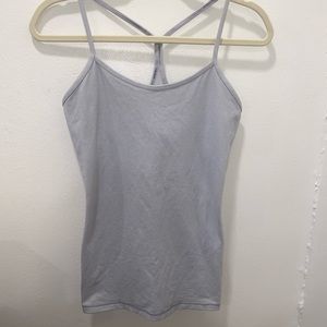Lululemon Striped Grey Tank Top